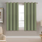 H.VERSAILTEX 100% Blackout Curtains for Bedroom Black Out Curtains 96 inch Thermal Insulated Long Blackout Curtains for Living Room, Energy Saving Curtains for Patio Door Grommet (1 Panel, Jet Black)