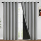 Yakamok Emerald Green Blackout Curtains 84 inches for Living Room, 52" Wide