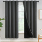 Yakamok Emerald Green Blackout Curtains 84 inches for Living Room, 52" Wide