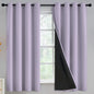 Yakamok Emerald Green Blackout Curtains 84 inches for Living Room, 52" Wide