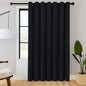 ChrisDowa Blackout Curtains Door Curtain for Doorway Privacy Closet Drapes