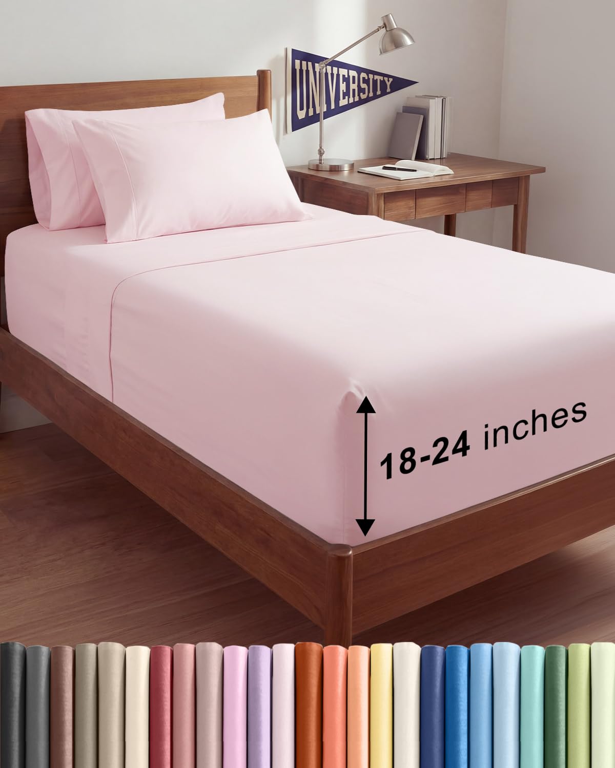 CGK Extra Deep King Sheet Set - 6pc Cooling Sheets - White