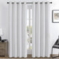 Joydeco Blackout Curtains for Bedroom 84 Inch - Black Out Curtains with Grommets Thermal Insulated Room Darkening Light Blocking, Noise Reducing & Wrinkle-Free Drapes for Living Room Windows, 2 Panels
