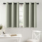 MIULEE Blackout Curtains for Bedroom 2 Panels 40 x 84 Inch Long Black