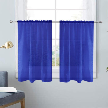 SpaceDresser Sheer Voile Curtains for Living Room 84 Inch Long 2 Panels