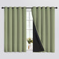 SimpleHome Cream 100% Blackout Curtains Room Darkening Living Room 84 Inch