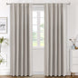H.VERSAILTEX Blackout Curtains Thermal Insulated Window Treatment Panels Room Darkening Blackout Drapes for Living Room Back Tab/Rod Pocket Bedroom Draperies, 52 x 84 Inch, Light Sage, 2 Panels