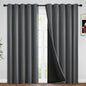 Yakamok Emerald Green Blackout Curtains 84 inches for Living Room, 52" Wide