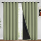 Yakamok Emerald Green Blackout Curtains 84 inches for Living Room, 52" Wide