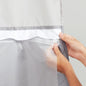 Hookless® It’s A Snap!® PEVA Snap-In Shower Curtain Liner, Water-Repellant, Easy Install, Frost White Color