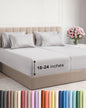 CGK Extra Deep King Sheet Set - 6pc Cooling Sheets - White