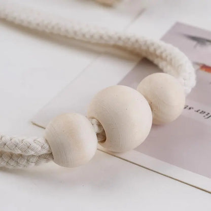 Inovaday 2pc Magnetic Curtain Tiebacks - Decorative Simple Window Decor Ropes & Straps for Securing Gauze Curtains