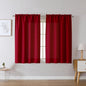 Chyhomenyc 2 Panels White Kitchen Curtains 36 Inch Length Tier Curtain