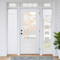 RYB HOME Blackout French Door Curtain, No Drill, W26 x L69, Black, 1 Panel