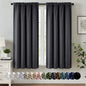 MIULEE Halloween Black Blackout Curtains for Bedroom Room 40"x63" 2 Panels