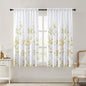 HOMEIDEAS Kitchen Curtains, Short Non-See-Through Privacy Curtains 30"X36"