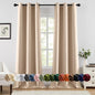 MIULEE Blackout Curtains for Bedroom 2 Panels 40 x 84 Inch Long Black