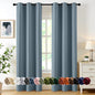 MIULEE Blackout Curtains for Bedroom 2 Panels 40 x 84 Inch Long Black
