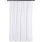 Amazon Basics 8-Gauge PEVA Shower Curtain or Liner with Mesh Storage Pockets - 72" x 72", Clear