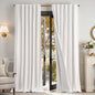 Lazzzy Blackout Curtains Thermal Insulated Curtains Room Window Drapes Super Soft Luxury Curtains for Living Room Bedroom Rod Pocket 2 Panels, 96 Inch Lined | Beige