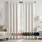 MIULEE Halloween Black Blackout Curtains for Bedroom Room 40"x63" 2 Panels