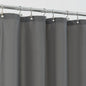 ALYVIA SPRING Waterproof Fabric Shower Curtain or Liner White, 72x72
