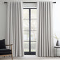 Topfinel Cream Linen Blackout Curtains 84 Inch Long for Bedroom Living Room, Ivory Pinch Pleat Back Tab Full Blackout Drapes Farmhouse Boho Curtains for Window, White Neutral Curtains 52" X 84" 7 FT
