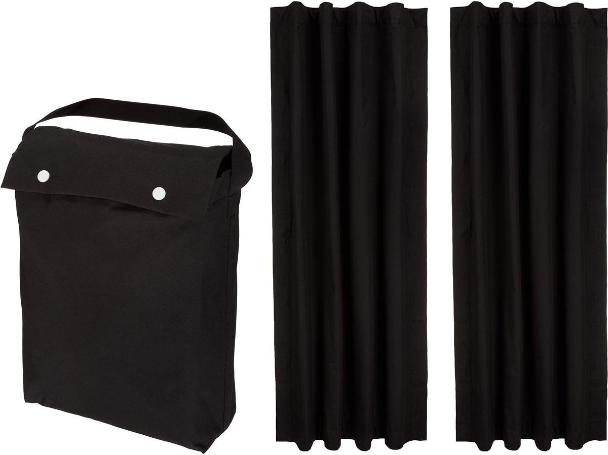 Amazon Basics Portable Room Darkening Blackout Curtain Shade with Suction Cups, Noise Reduction, 50"W x 78"L, Moon and Stars, 1-Pack