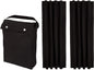 Amazon Basics Portable Room Darkening Blackout Curtain Shade with Suction Cups, Noise Reduction, 50"W x 78"L, Moon and Stars, 1-Pack