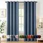 MIULEE Blackout Curtains for Bedroom 2 Panels 40 x 84 Inch Long Black