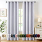 MIULEE Blackout Curtains for Bedroom 2 Panels 40 x 84 Inch Long Black