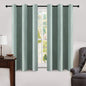 MIULEE 100% Blackout Linen Curtains for Bedroom 52x90 Inches Natural Beige