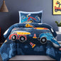 Twin Comforter Set for Boys-5 Pieces Ball Glow in the Dark Bedding Set