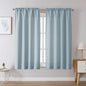Chyhomenyc 2 Panels White Kitchen Curtains 36 Inch Length Tier Curtain
