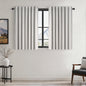 Topfinel Cream Linen Blackout Curtains 84 Inch Long for Bedroom Living Room, Ivory Pinch Pleat Back Tab Full Blackout Drapes Farmhouse Boho Curtains for Window, White Neutral Curtains 52" X 84" 7 FT