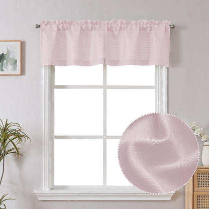 Chyhomenyc 2 Panels White Kitchen Curtains 36 Inch Length Tier Curtain