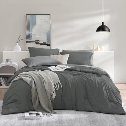 Full Size Comforter Sets-7 Pieces Ultra Soft Bed in a Bag Full Bedding Sets