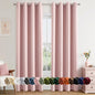 MIULEE Blackout Curtains for Bedroom 2 Panels 40 x 84 Inch Long Black