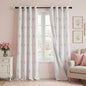 MYSKY HOME Kids Blackout Curtains for Boys Bedroom 84 Inch Long 100% Light Blocking Cute Curtains for Playing Room 2 Panels Grommet Nursery Drapes with Rainbow Pom Pom Sheer 2 Layered 50W x 84L