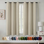 MIULEE Blackout Curtains for Bedroom 2 Panels 40 x 84 Inch Long Black