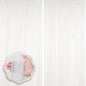 Voircoloria Laser Pink Foil Fringe Backdrop Curtains,3.3x6.6ft, 2 Pack