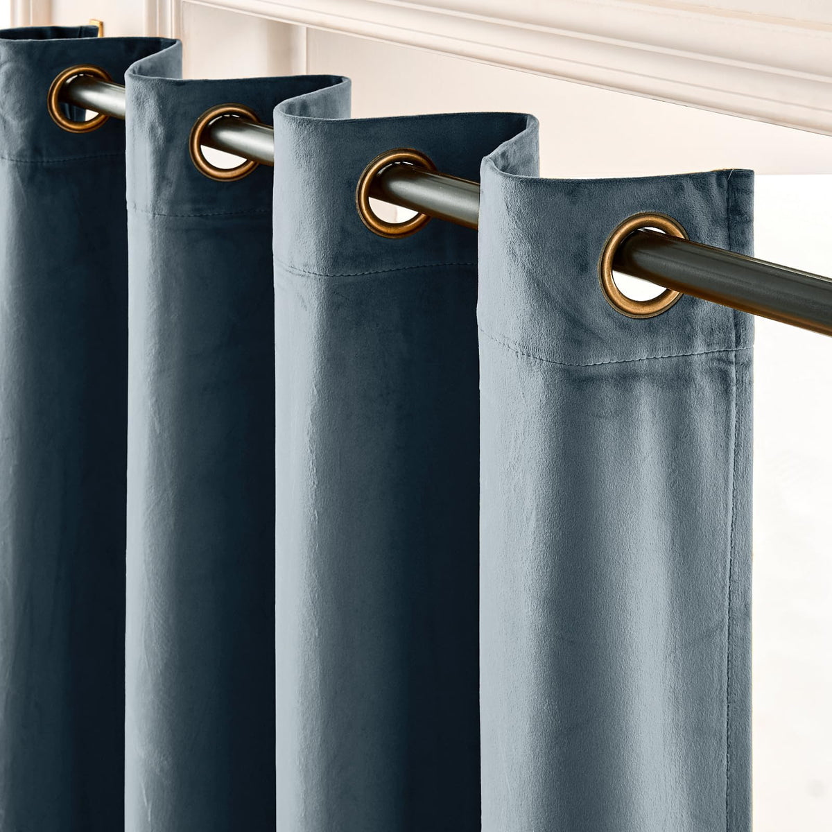 Lazzzy Blackout Curtains Thermal Insulated Curtains Room Window Drapes Super Soft Luxury Curtains for Living Room Bedroom Rod Pocket 2 Panels, 96 Inch Lined | Beige