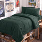 CozyLux Full Size Comforter Sets Black - 7 Pieces Bed in a Bag