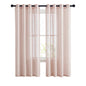 NICETOWN Semi Sheer Linen Ivory Curtains for Bedroom, W52xL84, 2 Panels