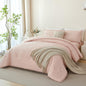 PERFEMET 5 Pieces Lavender Purple Comforter Set Twin Girls Pom Bedding Sets