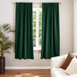 Lazzzy Blackout Curtains Thermal Insulated Curtains Room Window Drapes Super Soft Luxury Curtains for Living Room Bedroom Rod Pocket 2 Panels, 96 Inch Lined | Beige