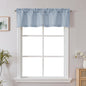 Chyhomenyc 2 Panels White Kitchen Curtains 36 Inch Length Tier Curtain
