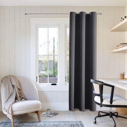 ChrisDowa Blackout Curtains Door Curtain for Doorway Privacy Closet Drapes
