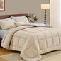 FUANNA Queen Comforter Set 7 Pieces, Reversible Bed Set, Soft Bed in a Bag