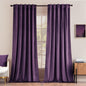 MIULEE Velvet Curtains 52x84 inches 2 Panels Olive Green Blackout Curtains